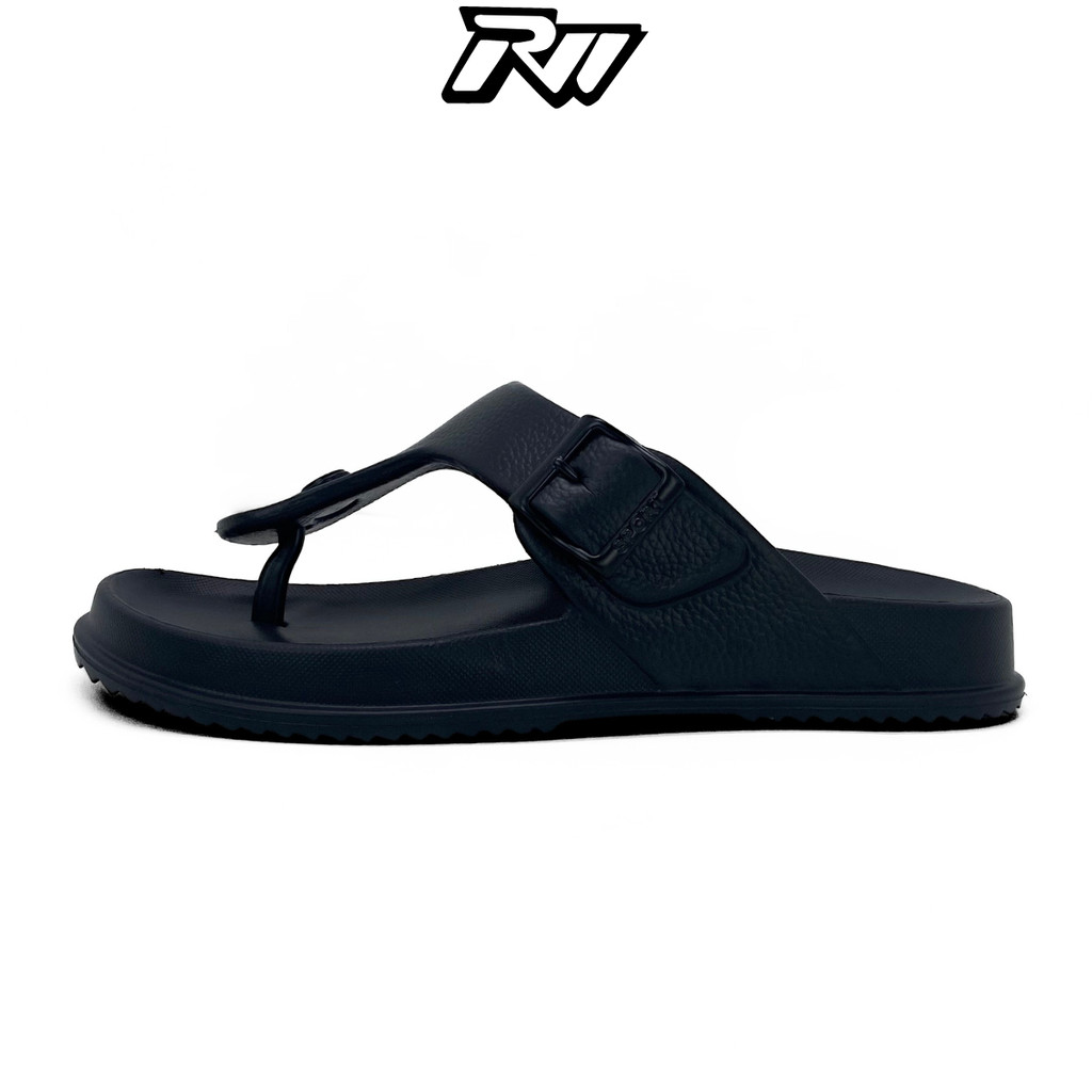 [มาใหม่] RIWEI Mens Toe-Post Sandal Jepit Lelaki Bergaya Comfort Footbed Size 40-45 (RW03-006)