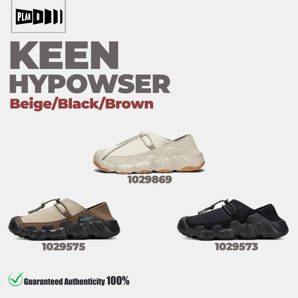 ⭐รองเท้า KEEN HYPOWSER CRUSHBACK Brown/Beige/Black [ของเเท้ 100%] รุ่นใหม่ รองเท้า คีน Unisex รองเท้าลำลอง พรีออเดอร์🇰🇷