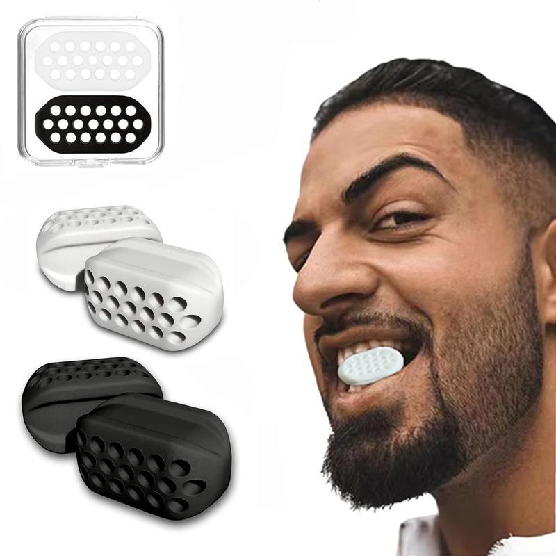 3 คู่ Jaw Exerciser สําหรับผู้ชายและผู้หญิง, ซิลิโคน Jawline Exerciser, Jawline Shaper, Jaw Line การ