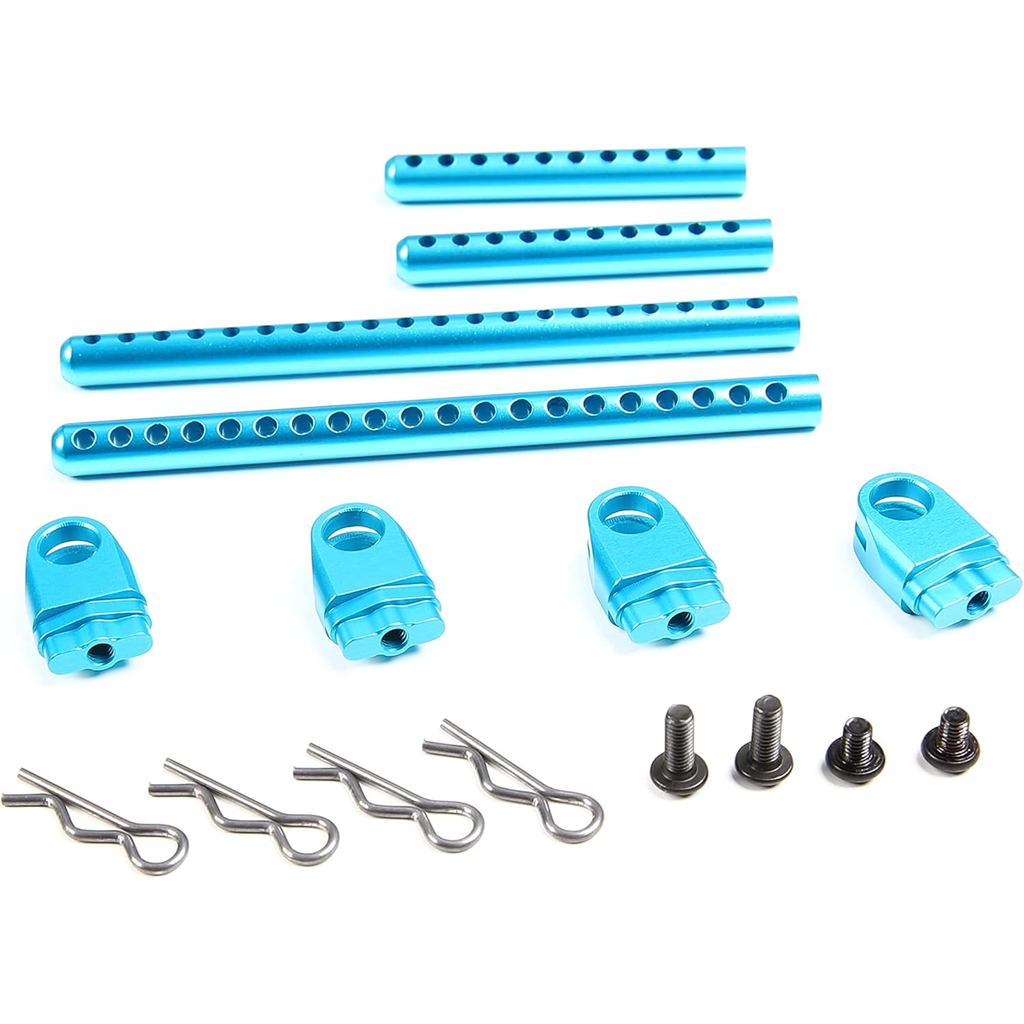 TT-02 Metal Front Back Holder Kit for TT02 Upgrade Part (สีน้ําเงิน)