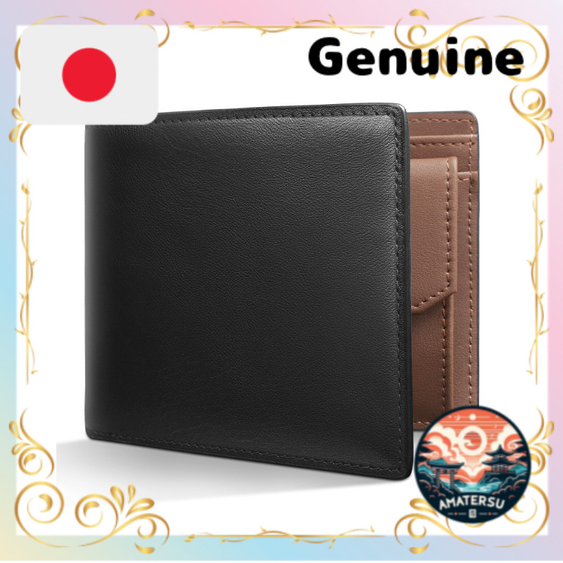 [ecoofee] Wallet Men’s Bi-fold Oiled Leather Genuine Leather Compact Large Capacity RFID Skimming Pr