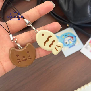 สายคล้องโทรศัพท์มือถือ น่ารัก เชือกแขวนโทรศัพท์ พวงกุญแจโทรศัพท์แบบเป้สะพายหลังสุดน่ารักและสร้างสรรค์
