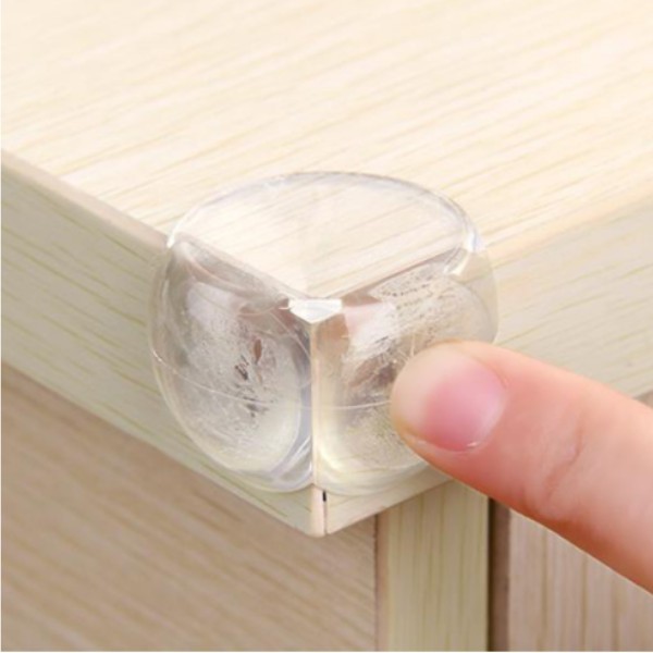 SIKU TRANSPARENT TABLE CORNER PROTECTOR / SILICONE TABLE CORNER ELBOW PROTECTOR / SILICONE TABLE Saf