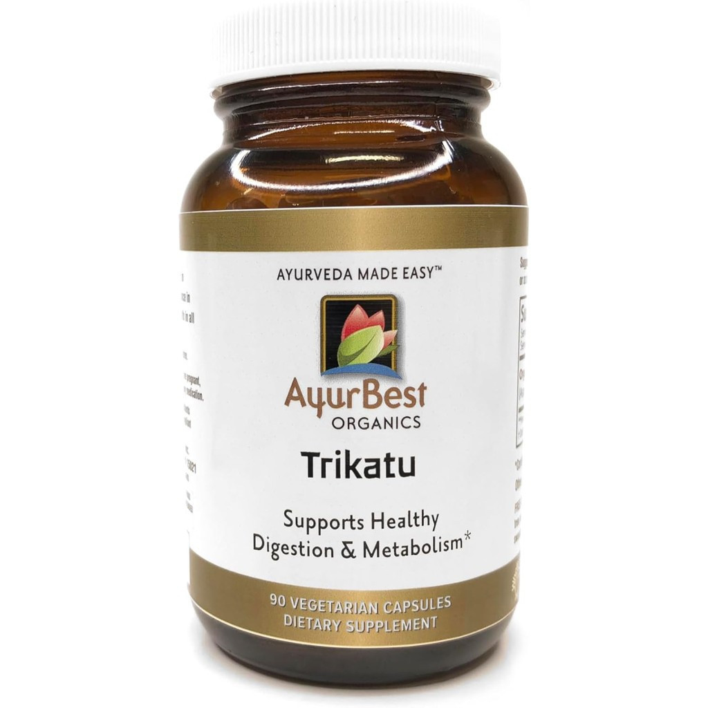 อาหารเสริมสมุนไพรไตรกาตู 500มก. แคปซูล USDA Organic Ksher - 90 Count