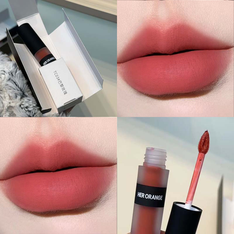 CJ Matte Soft Focus Lip Gloss Matte Velvet Non-Stick Cup Pseudo-Face Whitening Matte Lipstick Set