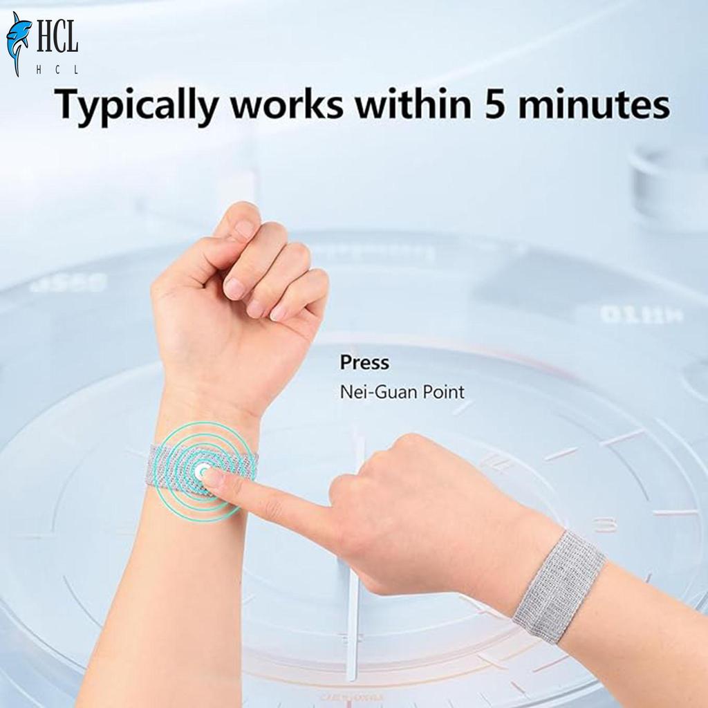 Travel Motion Sickness Relief สายรัดข้อมือธรรมชาติ Nausea Relief Dizzness และ Vomiting สําหรับ Nause
