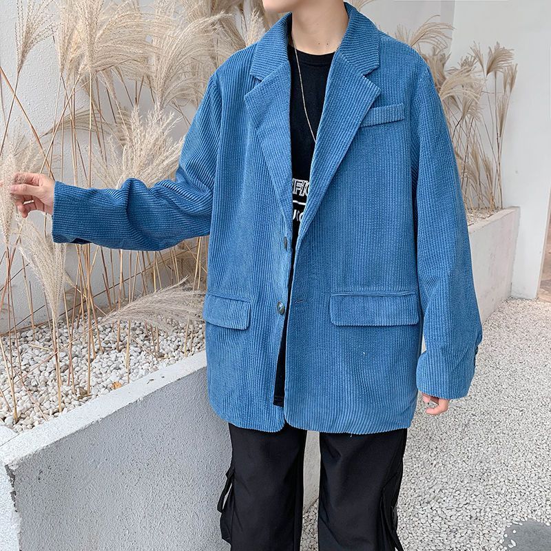 เสื้อสูทผู้ชายสไตล์ฮ่องกง อินเทรนด์สำหรับฤดูใบไม้ผลิและฤดูใบไม้ร่วง - รูปที่ 3