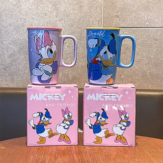 แก้วเซรามิก CGH Stitch 500 มล. แก้วทนความร้อน Disney Stitch พร้อมหูจับ แก้วกาแฟ ของขวัญสำหรับแฟนสาว