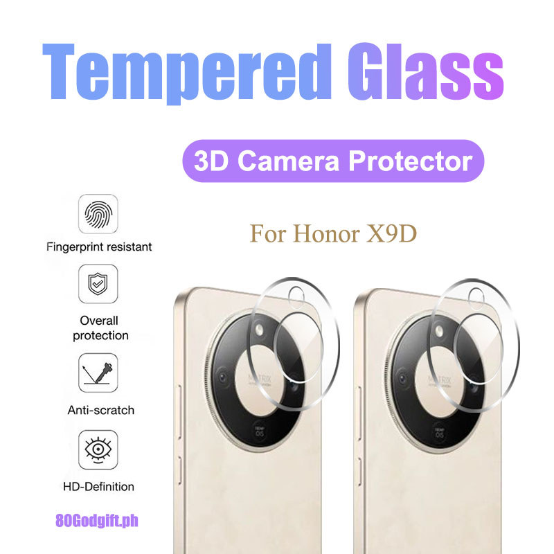 2 ชิ้นกระจกนิรภัยสําหรับ Honor X9D 9H 8K เลนส์ฟิล์มแก้วสําหรับ Honor X9D X9C สมาร์ท X9B X9A X8C X8B 
