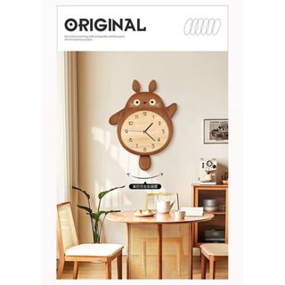 พร้อมสต็อกตกแต่งสไตล์ใหม่เพื่อนบ้านของฉัน โตโตโร่ นาฬิกาห้อง…