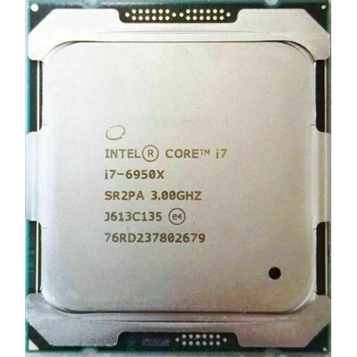 Intel Core i7-6950X CPU โปรเซสเซอร์ 10 Cores Extreme Edition 25M แคชสูงสุด 3.50 GHz