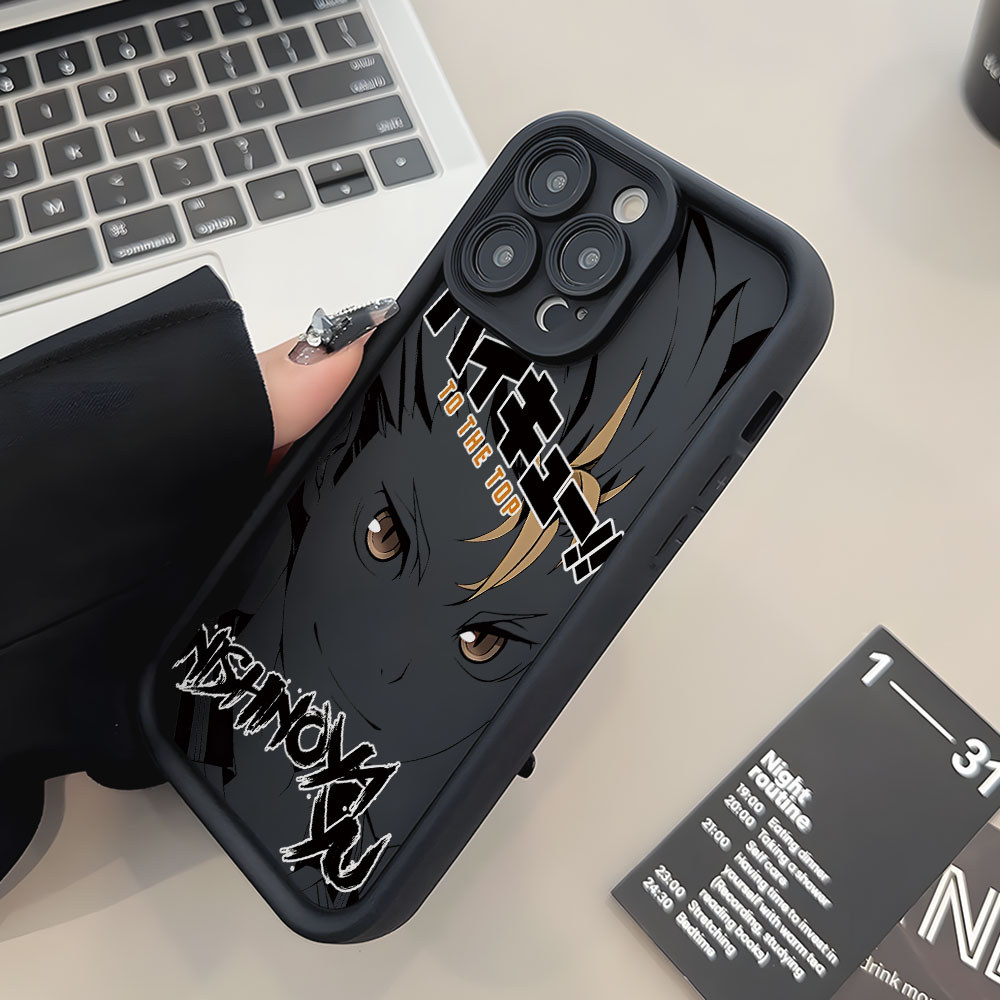 อะนิเมะHaikyuu Yu NishoyaปลอกสําหรับApple iPhone 17 Air 16 16e 15 14 13 12 Mini 11 Pro Max X XR XSMA