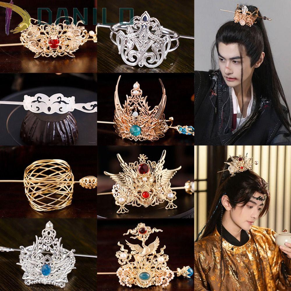 DANILO หางม้า Bun สไตล์ Hanfu ประณีตสำหรับคอสเพลย์