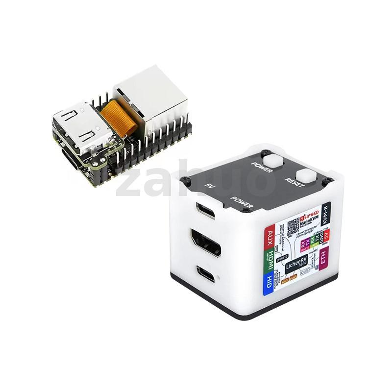 Sipeed NanoKVM PiKVM เซิร์ฟเวอร์รีโมทคอนโทรลขนาดเล็ก 1080P 60fps RISC-V คีย์บอร์ด USB 0จอแสดงผล HDMI OLED