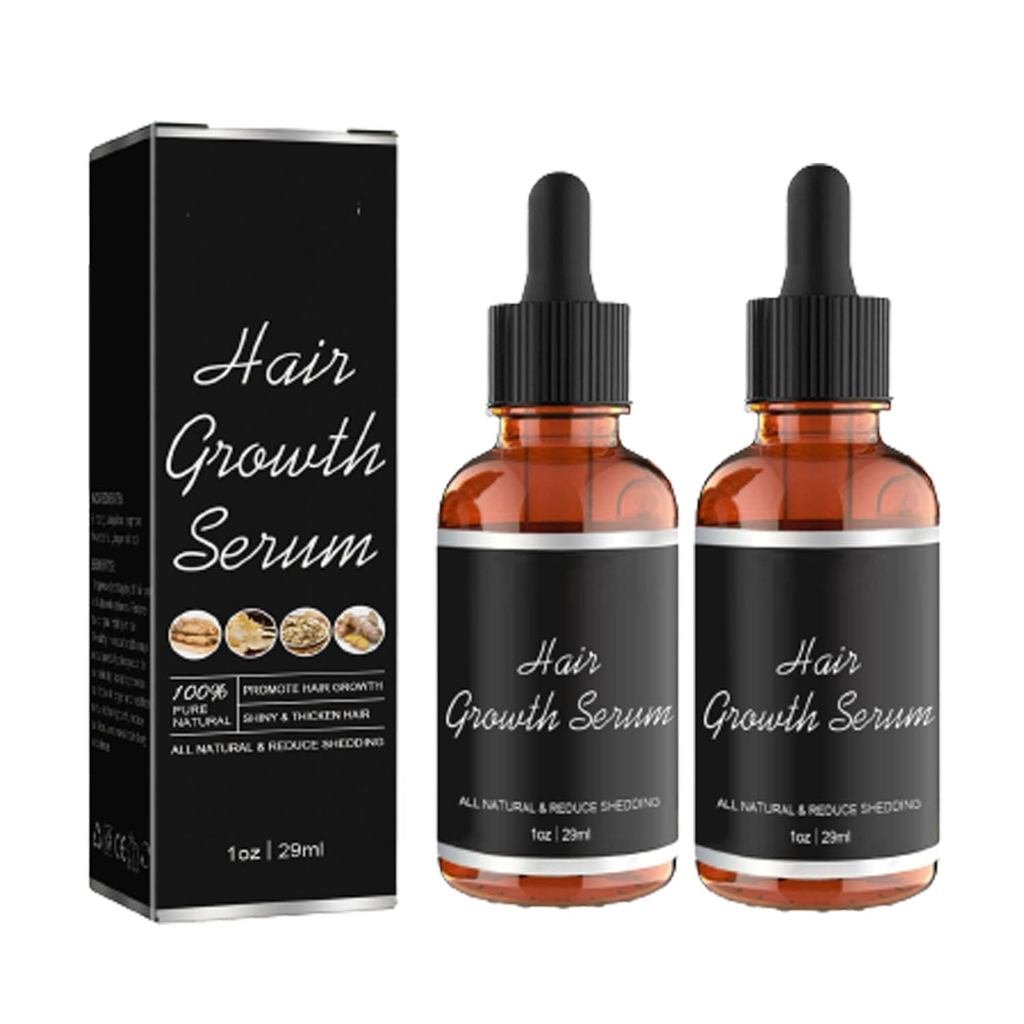 Hair Growth Serum Hair Growth Serum สําหรับผู้หญิงผิวดํา 29ml Love Hair Serum Anti Hair Loss บํารุงผ