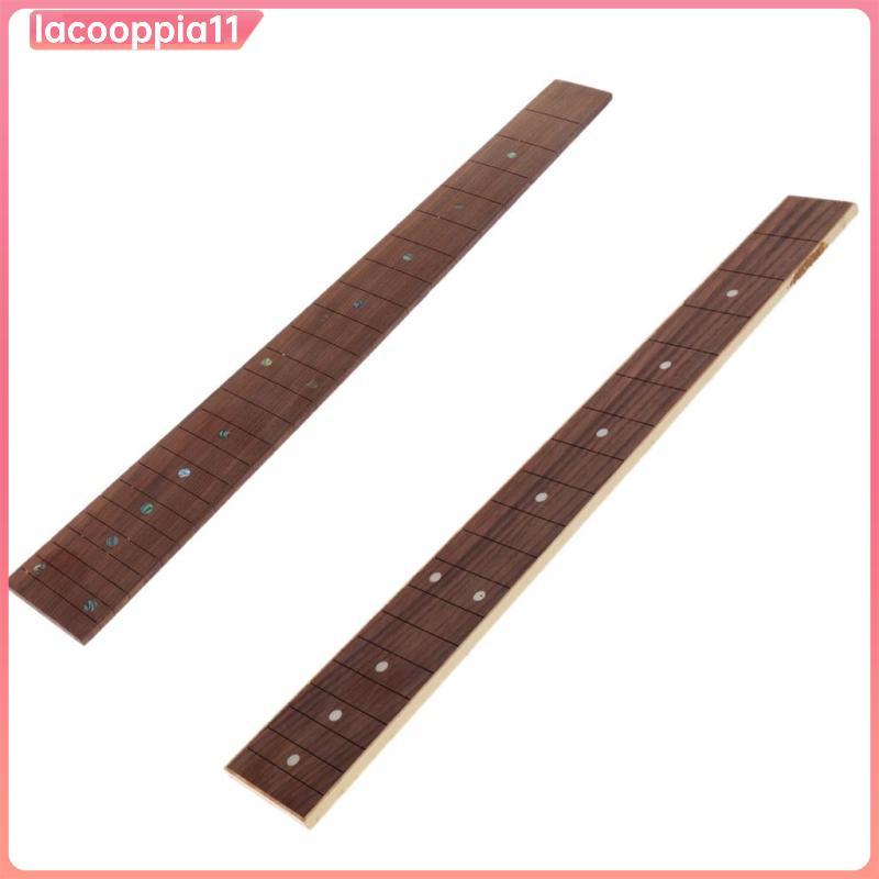 [lacooppia11] 19/24 Fret Rosewood Fret Board Fingerboard สําหรับกีตาร์คอ Luthier วัสดุ