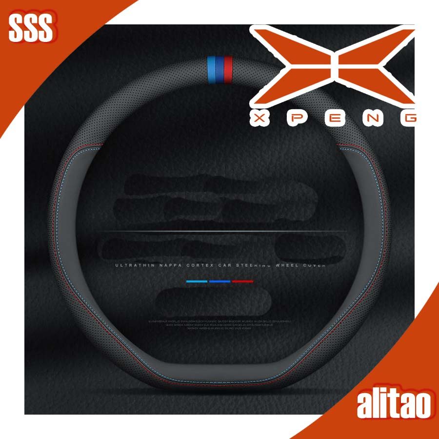 [READY]XPENG G6 Leather Steering Wheel Cover XPENG X9 Body Kit xpeng x9 ev Car Decoration Accessorie