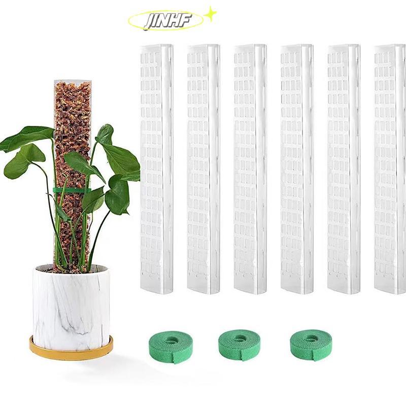 [BestBuyshop] 2/4/6 ชิ้นพืชปีนเขา Water Moss คอลัมน์ในร่ม Moss POLE พืชเสาพลาสติกสําหรับ Sphagnum สน