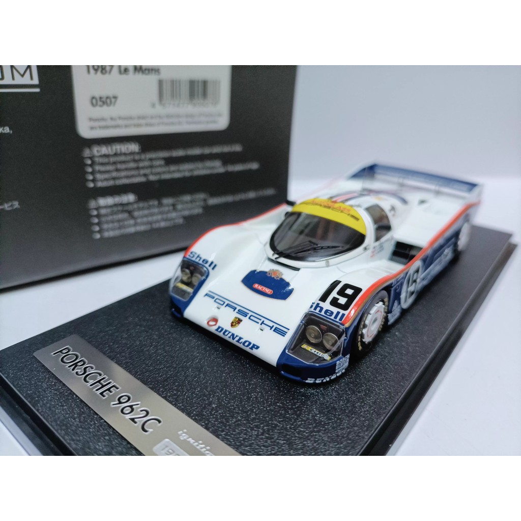 IG 1 43 Porsche Leman Rally Car รุ่น Porsche 962C #19 เลแมนส์ 1987