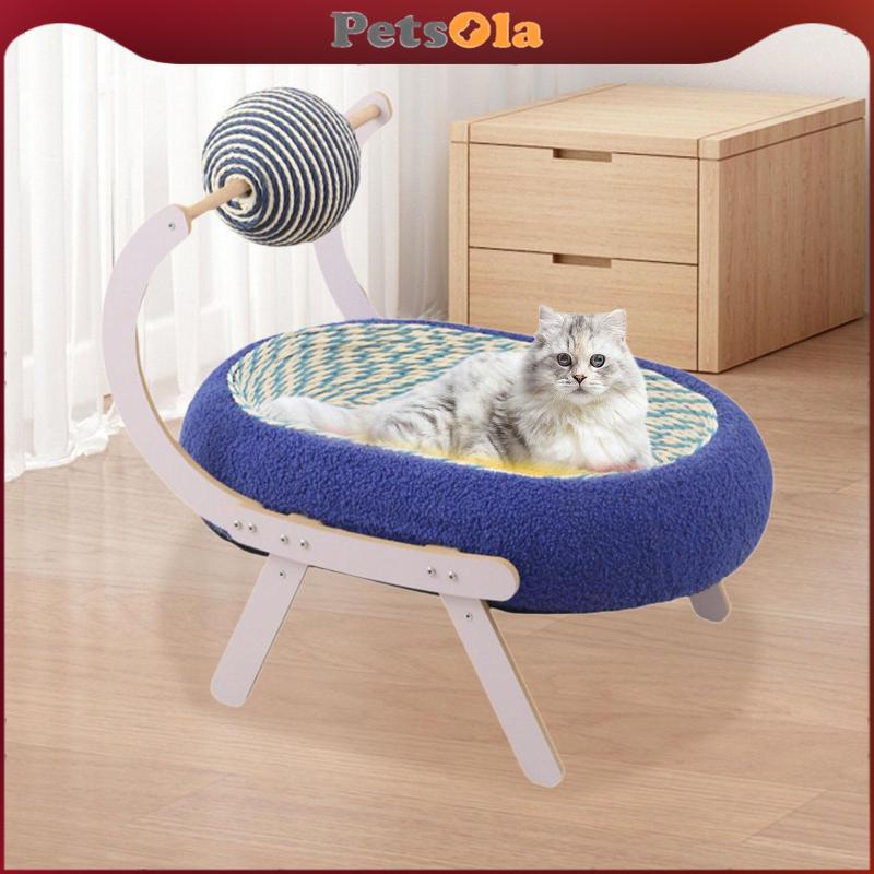 PETSOLA Cat Scratcher อุปกรณ์สําหรับสัตว์เลี้ยง Cat Scratching Board สําหรับแมวในร่มเล่น