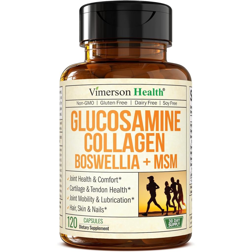 Glucosamine Chondroitin MSM with Hydrolyzed Collagen Peptides - อาหารเสริมซัพพอร์ตร่วมด้วย Quercetin