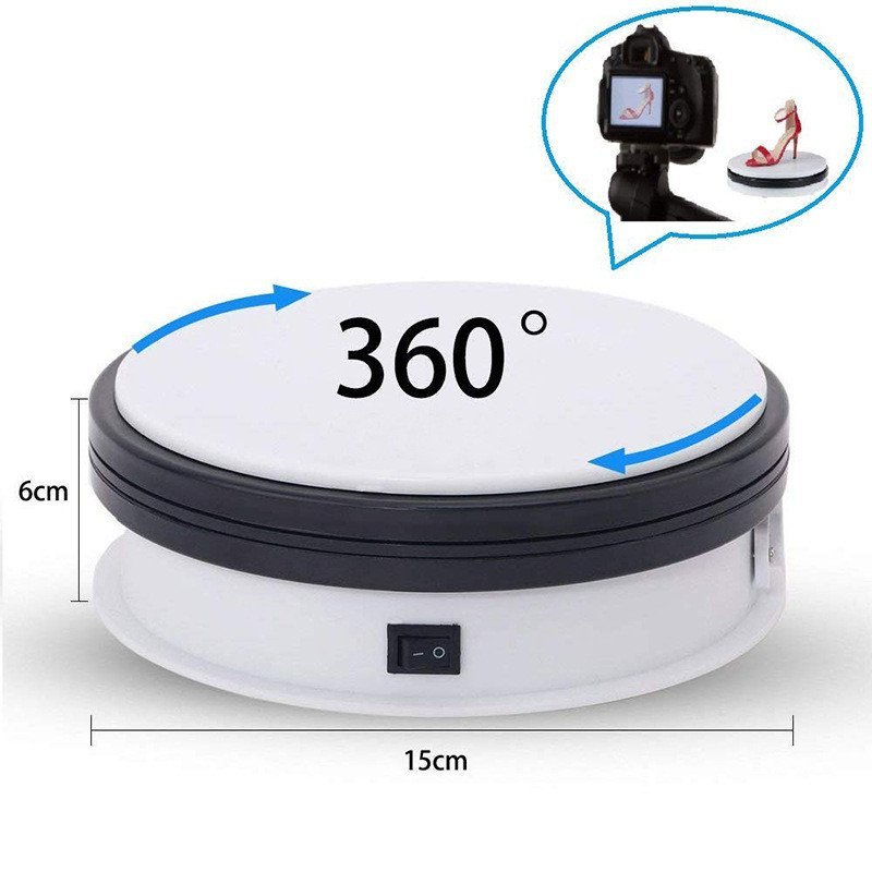 ขาตั้งจอแสดงผล การถ่ายภาพหมุนอัตโนมัติผู้ผลิต Turntable Live หมุน m ขาตั้งถ่ายภาพ 15c เครื่องเล่นแผ่