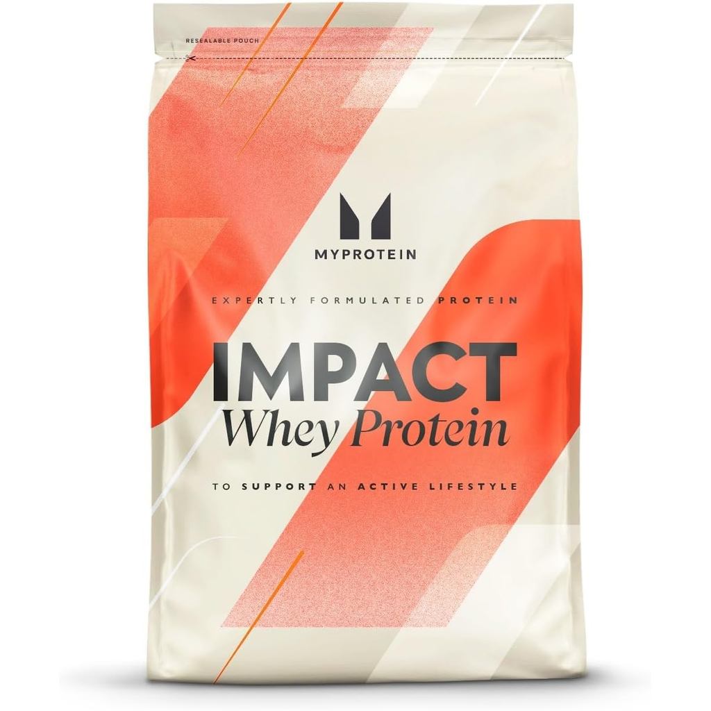 Myprotein Impact Whey Protein Powder, 5.5 Lbs (100 เสิร์ฟ) ไอศกรีมวานิลลา, โปรตีน 22g & 5g BCAA ต่อเ