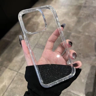 สำหรับ iPHONE 16 15 Pro Max 14 13 12 11 8Plus X Xs Xr Xs Max 6 7 8 Plus﻿ เคสโทรศัพท์ เคส แฟชั่น หรู ซิลิโคน ใส กากเพชร