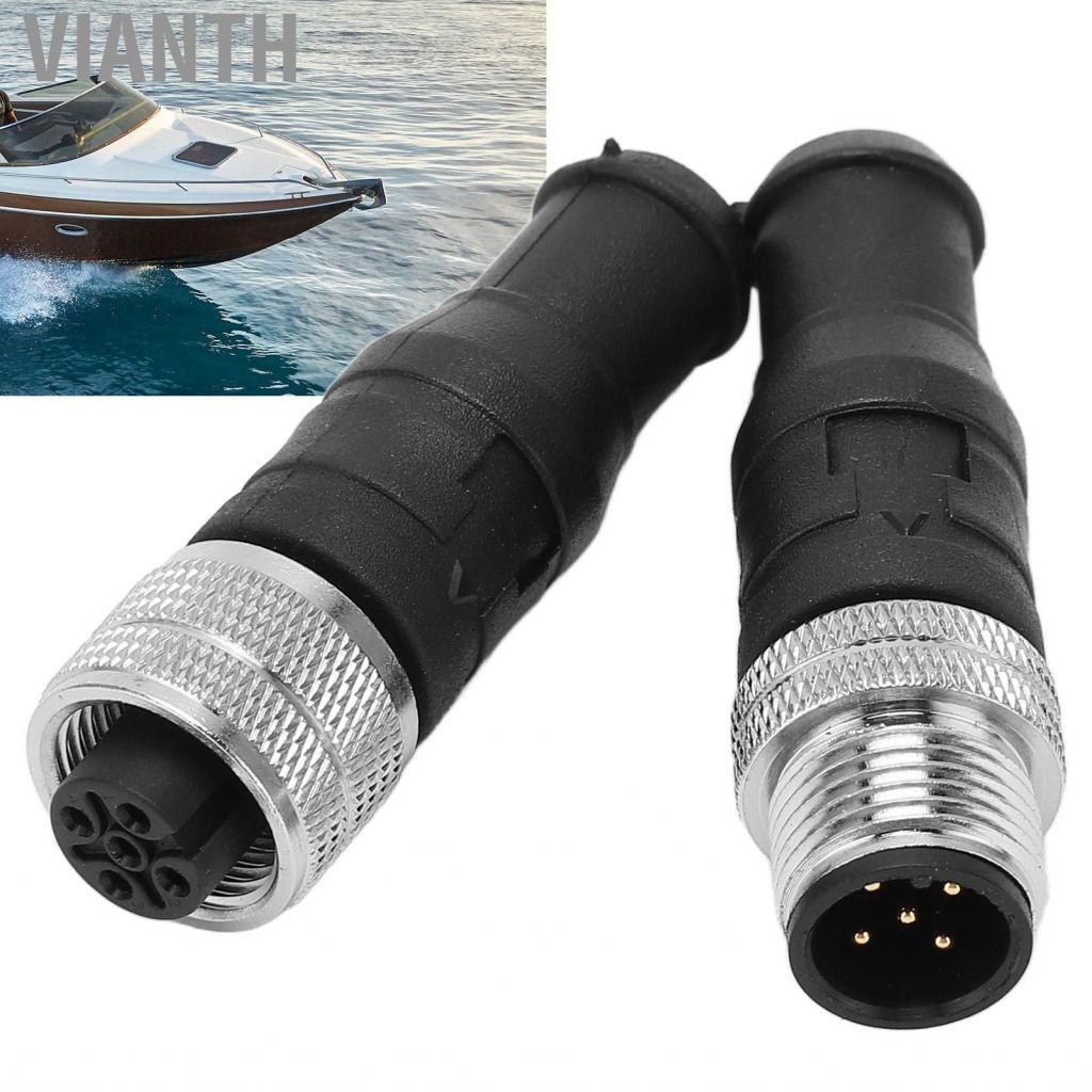 Vianth NMEA2000 ตัวต้านทานเทอร์มิเนเตอร์คู่ 5Pin M12 เธรด IP67 Lowrance Networks