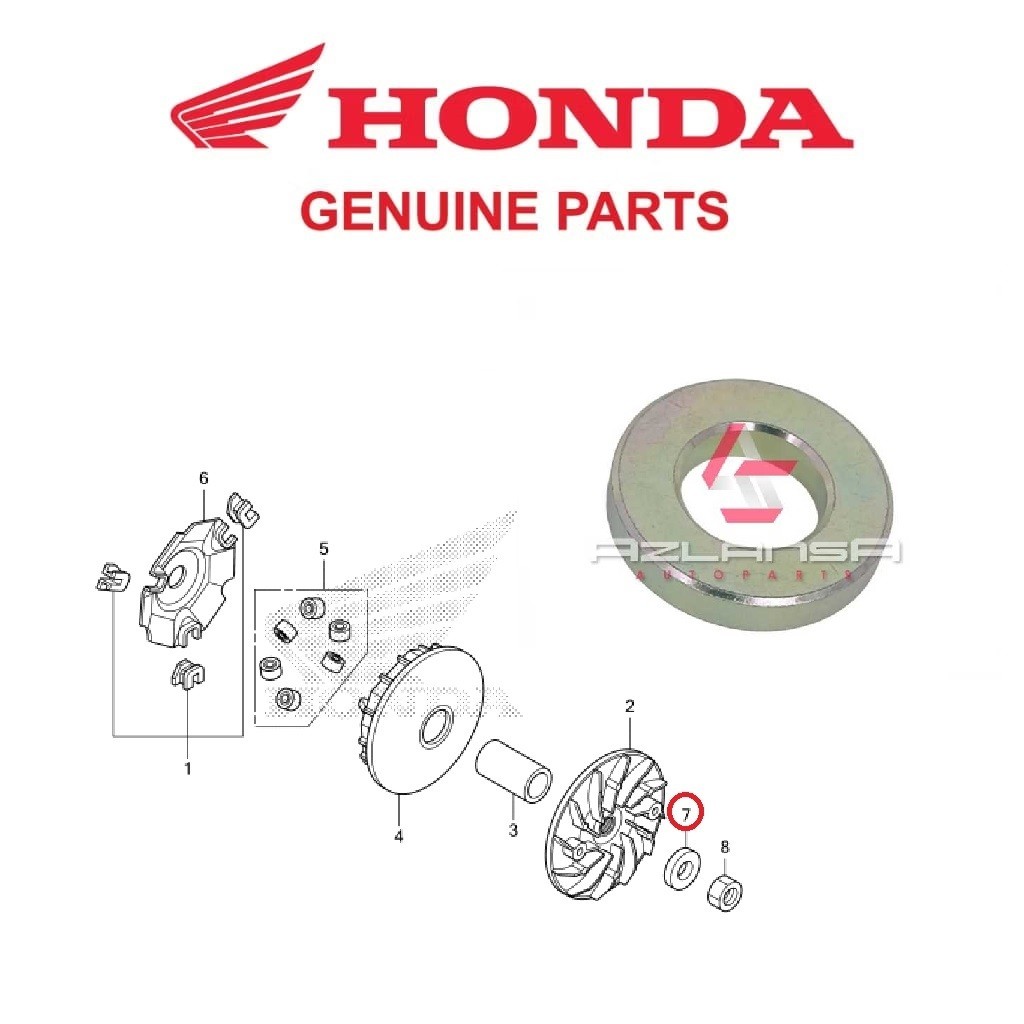 Washer 15x29x5.5 ( 90401-K1N-V00 ) Vario 160