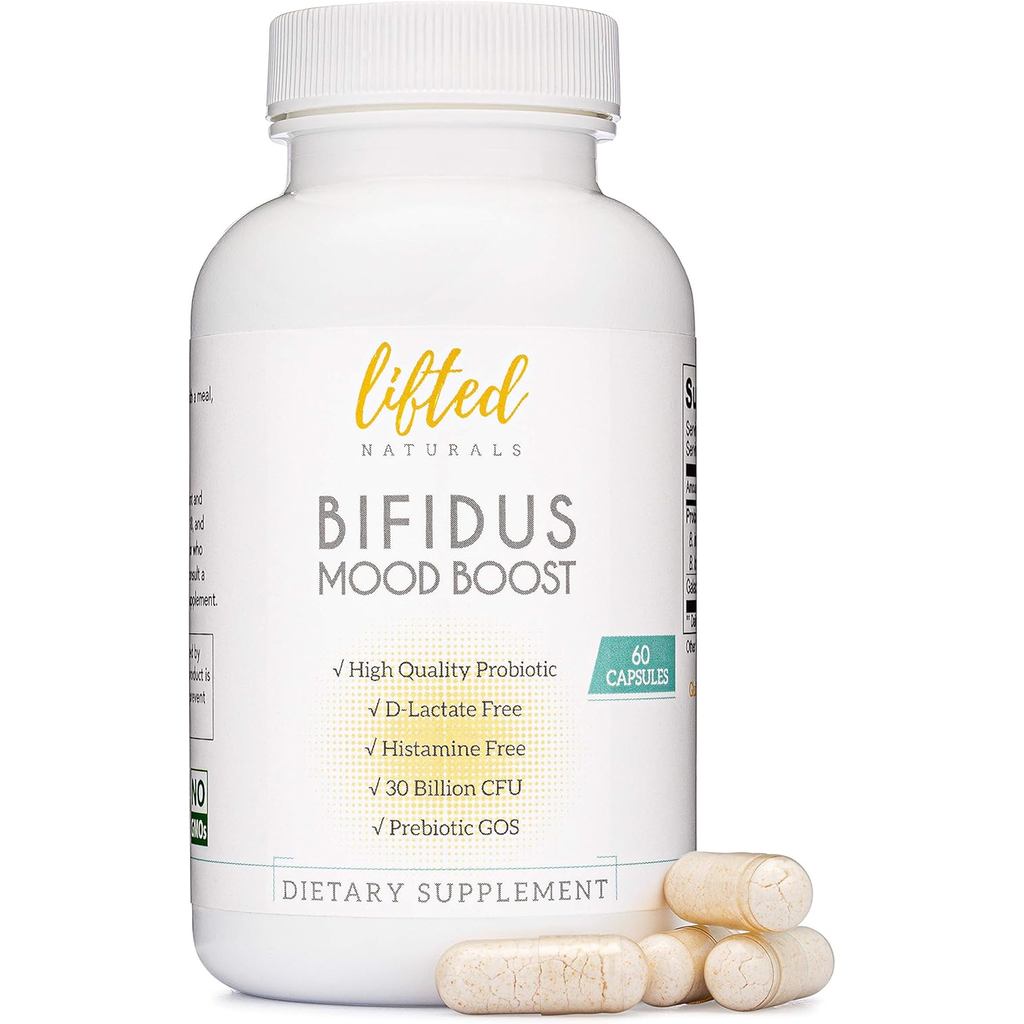 โปรไบโอติก 30 Billion CFU - อาหารเสริม Bifidus Mood Support พร้อมพรีไบโอติกและโปรไบโอติกสําหรับผู้หญ