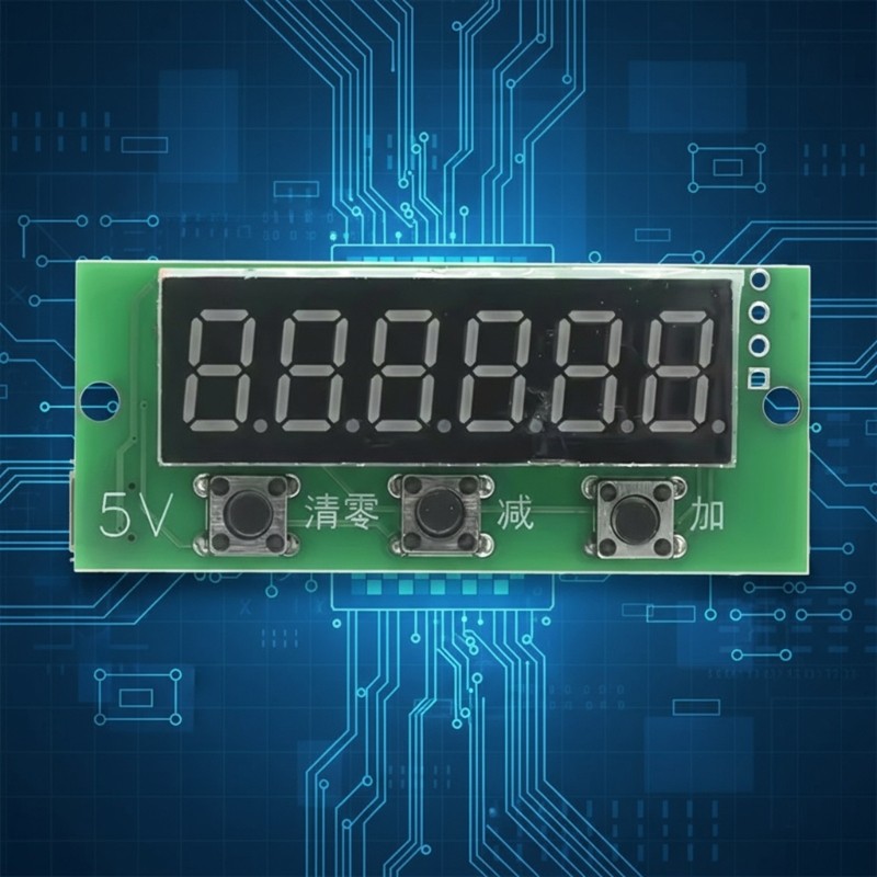 ANN 5V 6 Digital Red Digital Counter Module สําหรับบวกและลบด้วยหน่วยความจํา