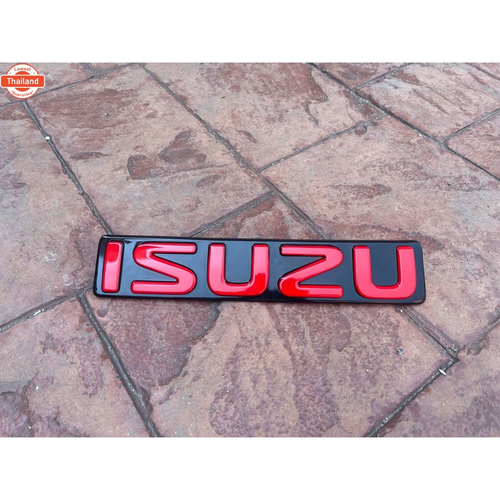 โลโก้ หน้ากระจัง Dmax year2012-2018 สีแดง