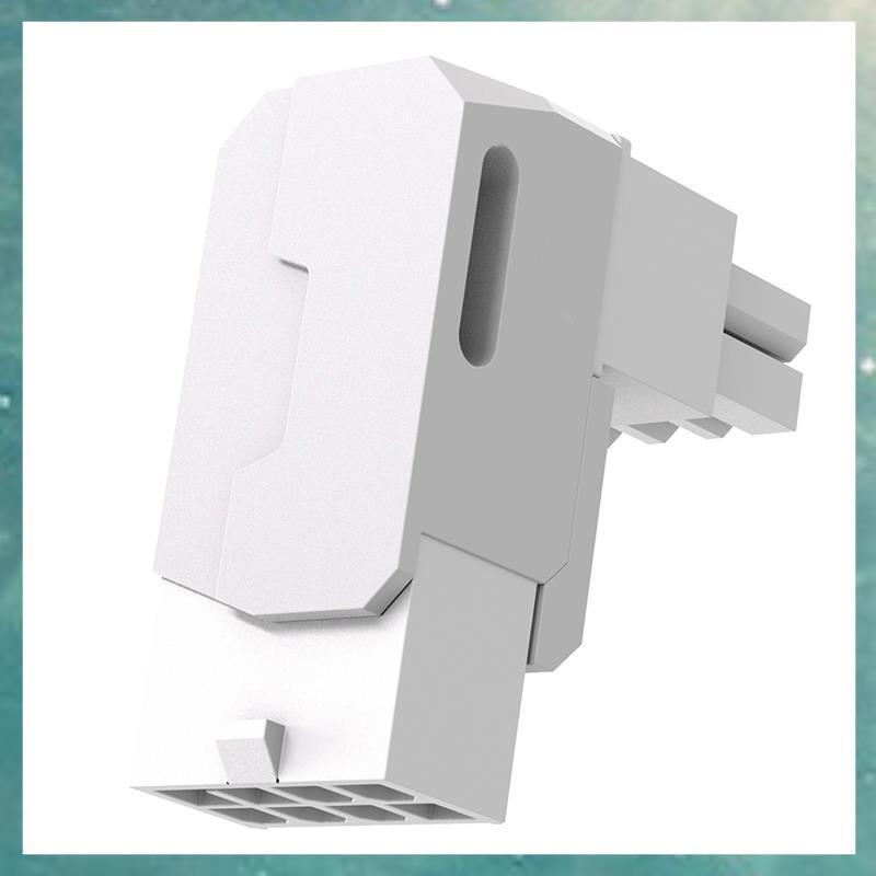 T QLI 8-Pin PCIe GPU Power Adapter 90 องศามุม Power Adapter Connector สําหรับเดสก์ท็อปกราฟิกการ์ดสีข