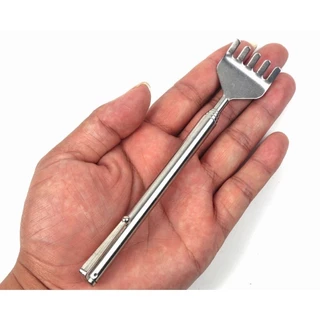 Ninashop ไม้เกาหลัง สแตนเลส แบบพกพา ยืดหดได้ แข็งแรง ทนทาน Stainless Steel Back Scratcher Telescopic