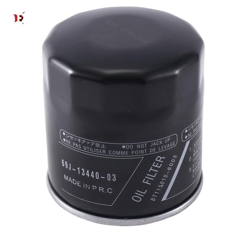 [setlla_wollaston.th]กรองน้ํามันเครื่องนอกสีดํากรองน้ํามันเครื่องนอกโลหะ 69J-13440-03-00 สําหรับ 69J
