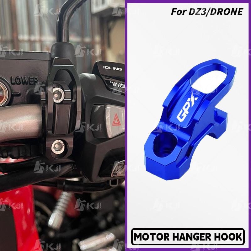 สําหรับ GPX DRONE 150/4VALVES/DZ3 กระบอกเบรกตะขอแขวนพร้อม M8 Bracket Hole ผู้ถือหมวกกันน็อค
