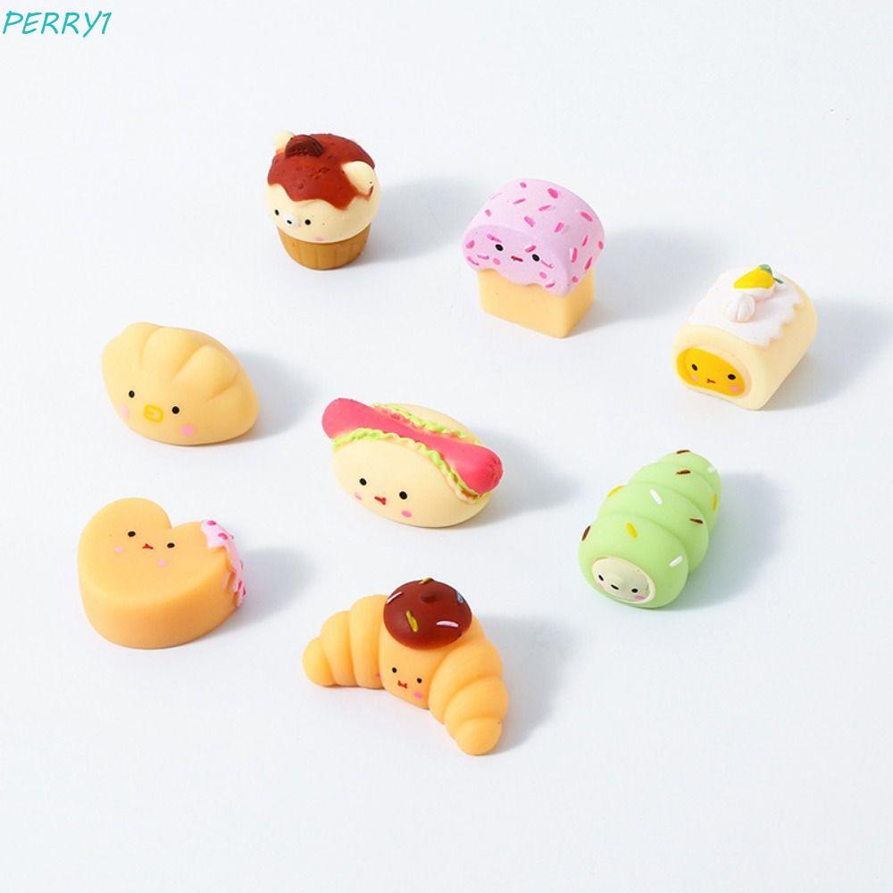 PERRY Fillers Box Toys, Bakery Food Random Lucky Squeeze Toys, Creative Squeeze Lucky Bread Pinch To