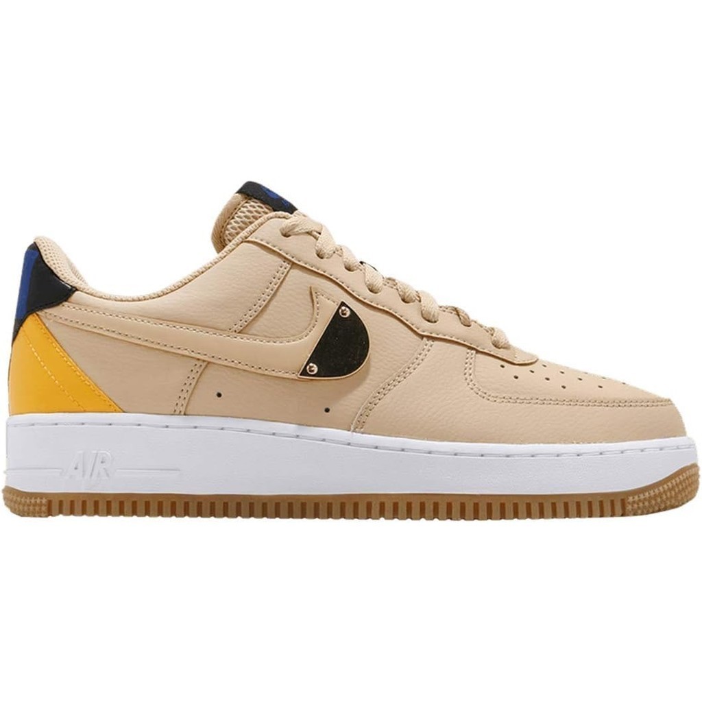2025 รองเท้าผู้ชาย Nike ใหม่ Air Force 1 07 LV8 Sesame University Gold CT2298-200 (Numeric_13)