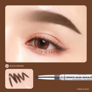 MEILINDA Smart Auto Eyebrow เมลินดา ดินสอเขียน เขียนง่าย กันน้ำ ติดทน ใช้ง่ายทุกวัน 1 แท่ง