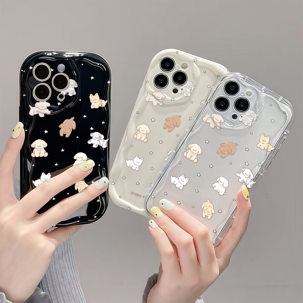 ส่งจากไทย เคสโทรศัพท์ น่ารัก การ์ตูน เคสสีสันใสครีม For IPhone17 16 15 14 13 12 11 Promax XR XSMAX 7