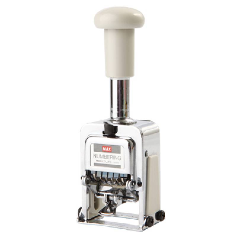 MAX เครื่องตีเบอร์ 4 หลัก รุ่น N-404 ขนาด 4.2x4x11.5 ซม.