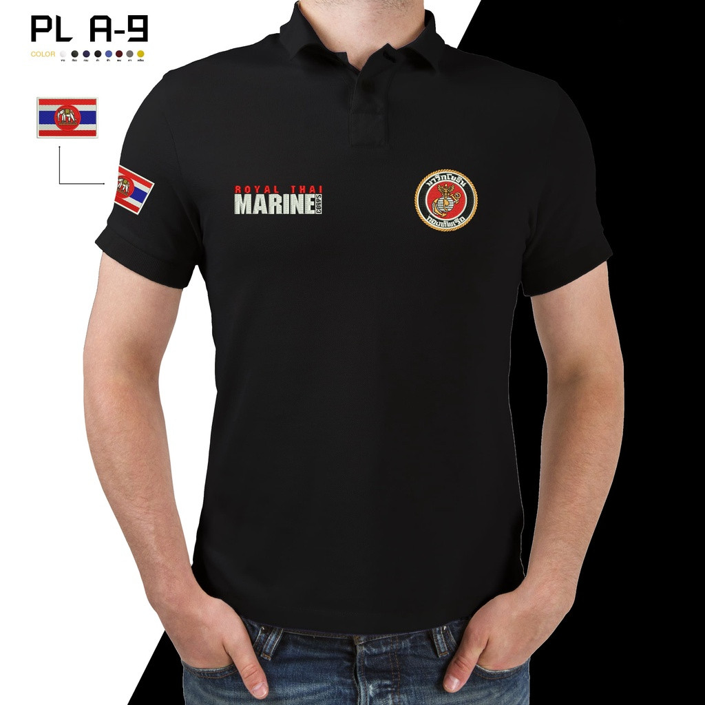 เสื้อโปโลพิมพ์ลายกราฟิก PL A-21 กรมแพทย์ทหารบก สไตล์ลำลอง สวมใส่สบาย แขนสั้น ผ้าฝ้ายแท้ ยูนิเซ็กซ์ S-3XL