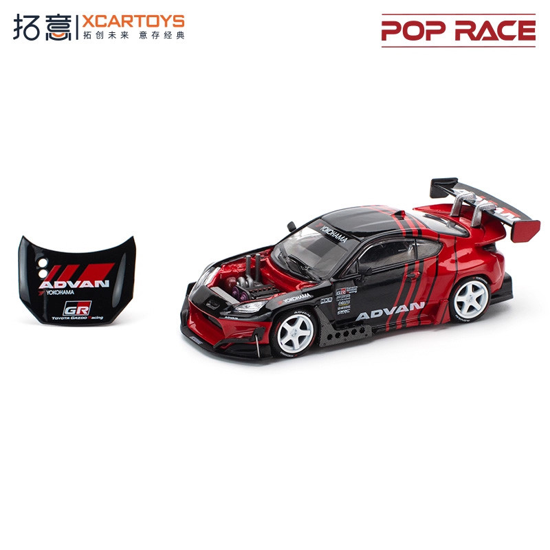 XCarToys x Pop Race 1:64 PANDEM GR 86 ADVAN รถโมเดลDiecast