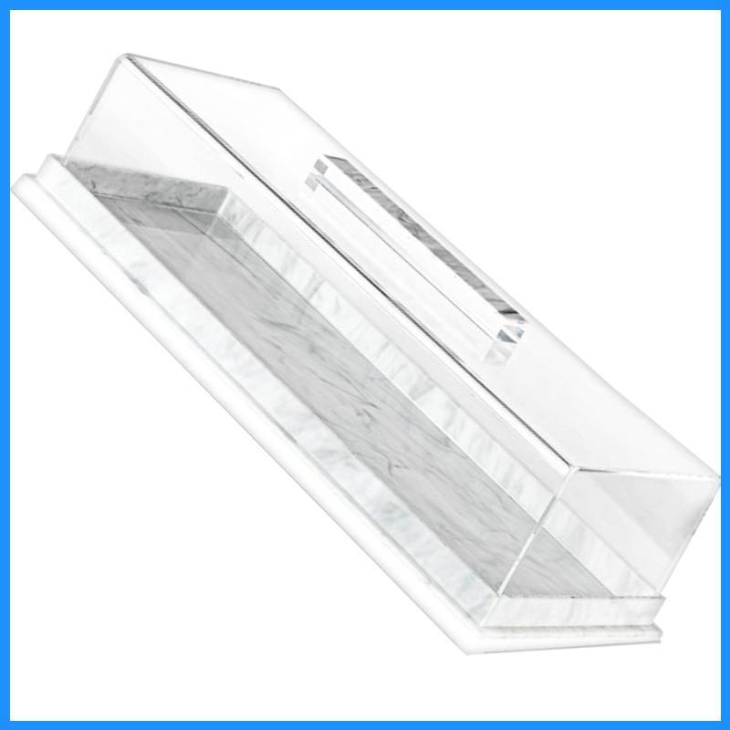 Luk ถาดอบอะคริลิคพร้อมฐานลายหินอ่อนเหมาะสําหรับ Pastry Display ทําความสะอาดง่ายถาดเค้กห้องครัว Essen