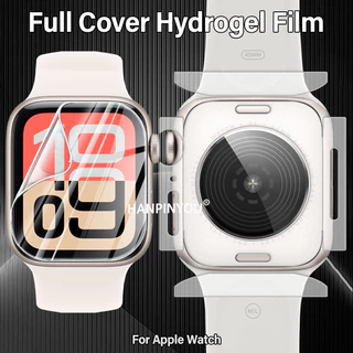 คลุมทั้งหมดตําแหน่งห่อขอบป้องกันสําหรับ แอปเปิล ดู ชุด Apple Watch 11 10 กับ 3 พิเศษ 3 2 พิเศษบางซ่อมรอยขีดข่วนหน้าจอด้านหลังฟิล์มไฮโดรเจ