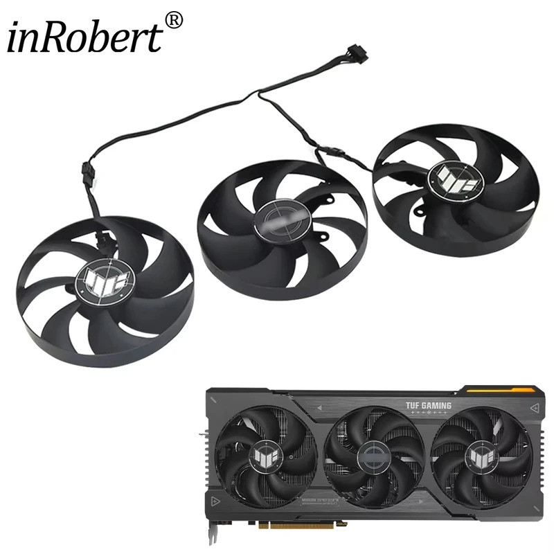 IiVideo การ์ดพัดลมสําหรับ ASUS AMD Radeon RX 7900XT 7900XTX Gaming 104 มม.CF1015U12D RX7900XT 7900XT