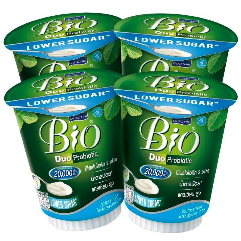 ดัชชี่ไบโอโยเกิร์ตรสออริจินัล 135กรัม แพค 4 Dutchie Bio Original Yogurt 135g. Pack 4 [หมายเลขบาร์โค้ด 8851717906725 ]