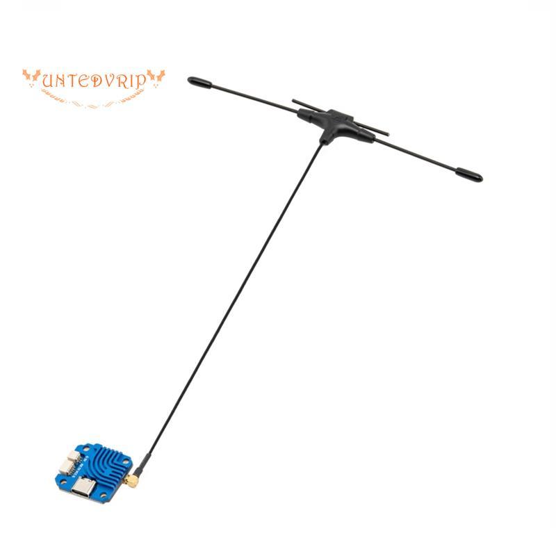 [Quick U]UR1000 ELRS Dual-Band 120 มม.T Type Antenna 2.4G/900M High-Power ExpressLRS Receiver สําหรั