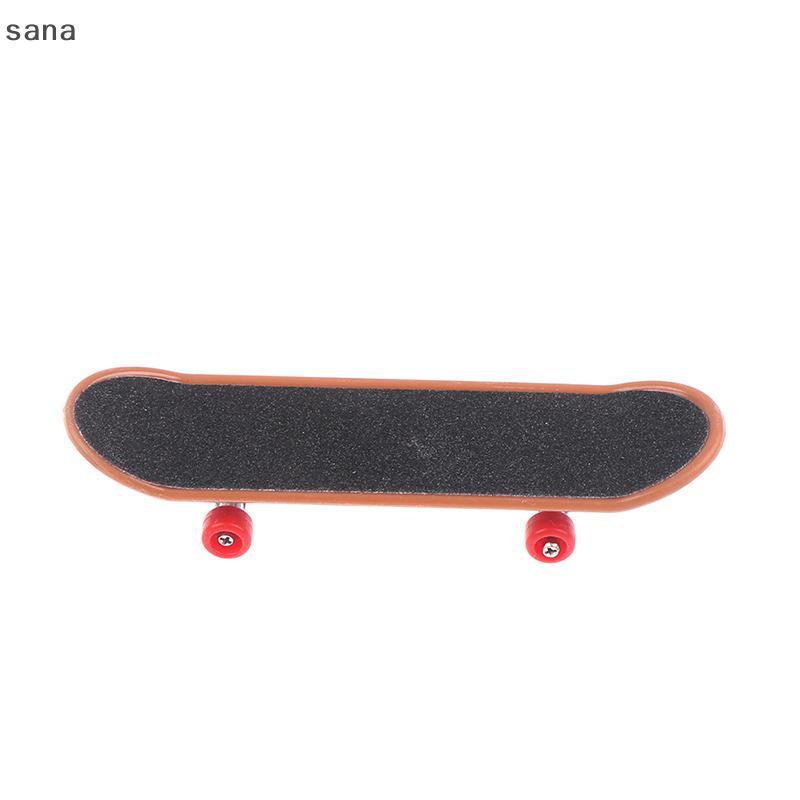 [sana] Fingerboard Mini Finger Skateboard Plastic Finger Skate Scooter Skateboard Toy